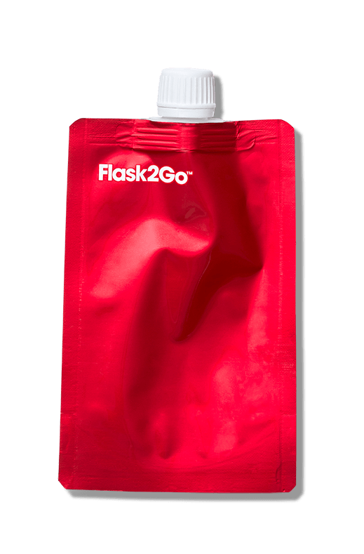 Flask2Go Red & Silver
