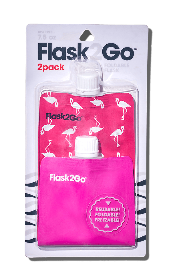 Flask2Go Pink & Flamingos